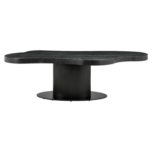 Organische Eettafel Bogor Eiken 225 x 115 cm - Dark Coffee - Afbeelding 2