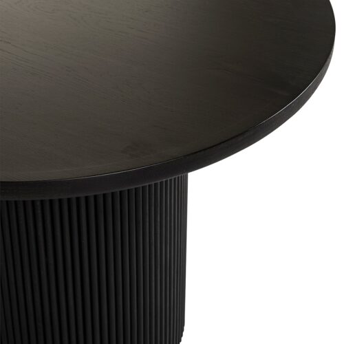 Ovale Eettafel Kingston Eiken 240 x 100 cm - Dark Coffee - Afbeelding 6