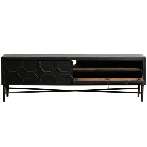 TV-meubel Bequest 160cm - Zwart - Afbeelding 5