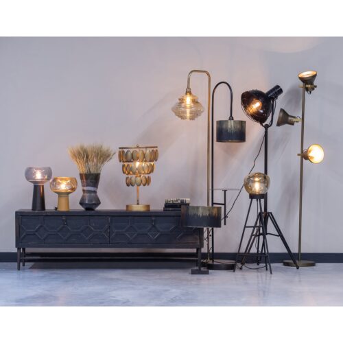TV-meubel Bequest 160cm - Zwart - Afbeelding 2
