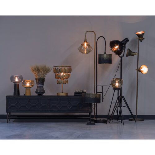 TV-meubel Bequest 160cm - Zwart - Afbeelding 3