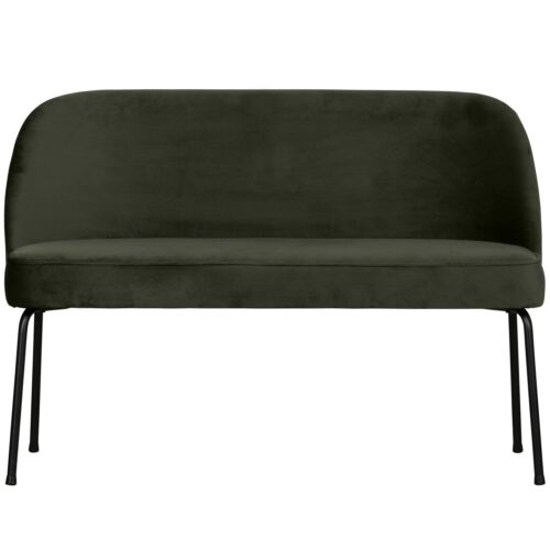 Eetkamerbank Vogue Velvet, 120cm - Donkergroen