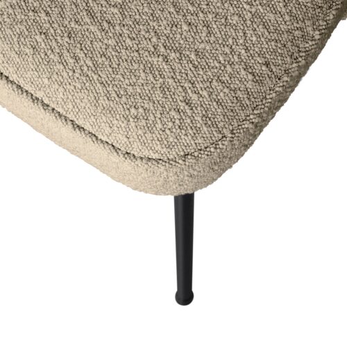 Eetkamerbank Vogue Bouclé - Beige - Afbeelding 3