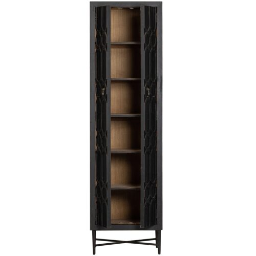 Opbergkast Bequest Grenenhout, 210 x 60cm - Zwart - Afbeelding 6