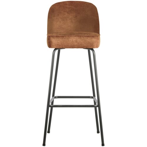 Barkruk Vogue Leder - Cognac (zithoogte 80cm)
