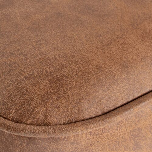 Barkruk Vogue Leder - Cognac (zithoogte 80cm) - Afbeelding 2