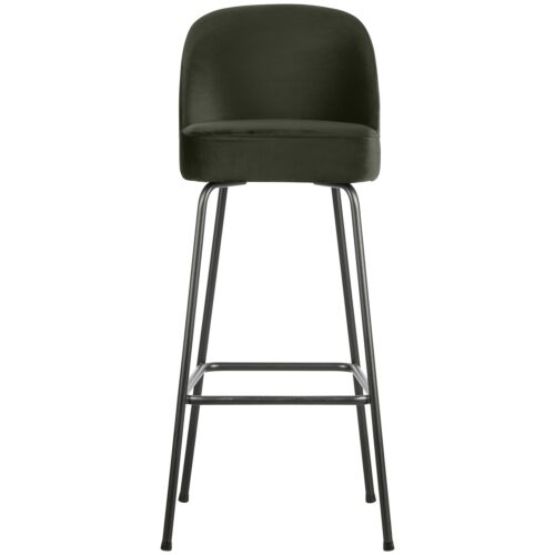 Barstoel Vogue Velvet - Donkergroen (zithoogte 79cm)