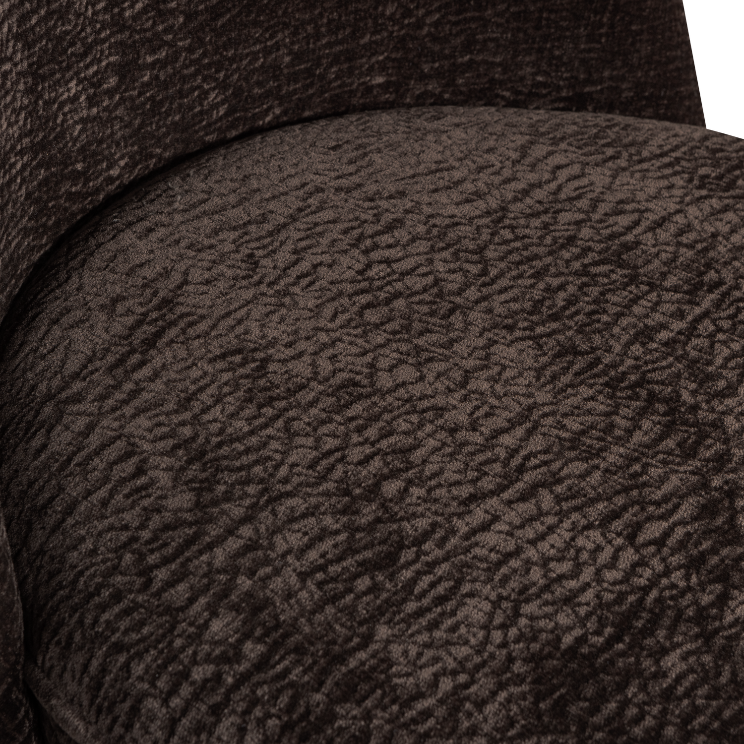 Barkruk Vogue 3D Chenille - Donkerbruin (zithoogte 80cm) - Afbeelding 3