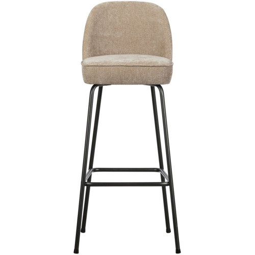 Barkruk Vogue 3D Chenille - Zand (zithoogte 80cm) - Afbeelding 2
