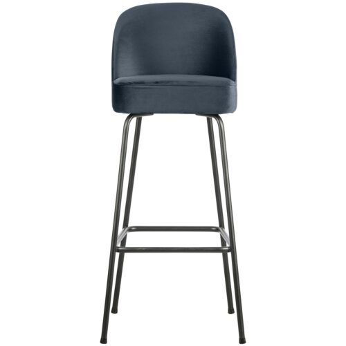 Barstoel Vogue Velvet - Teal (zithoogte 79cm)