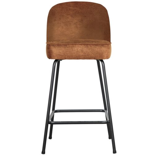 Barkruk Vogue Leder - Cognac  (zithoogte 65cm)