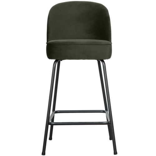 Barstoel Vogue Velvet - Donkergroen (zithoogte 65cm)