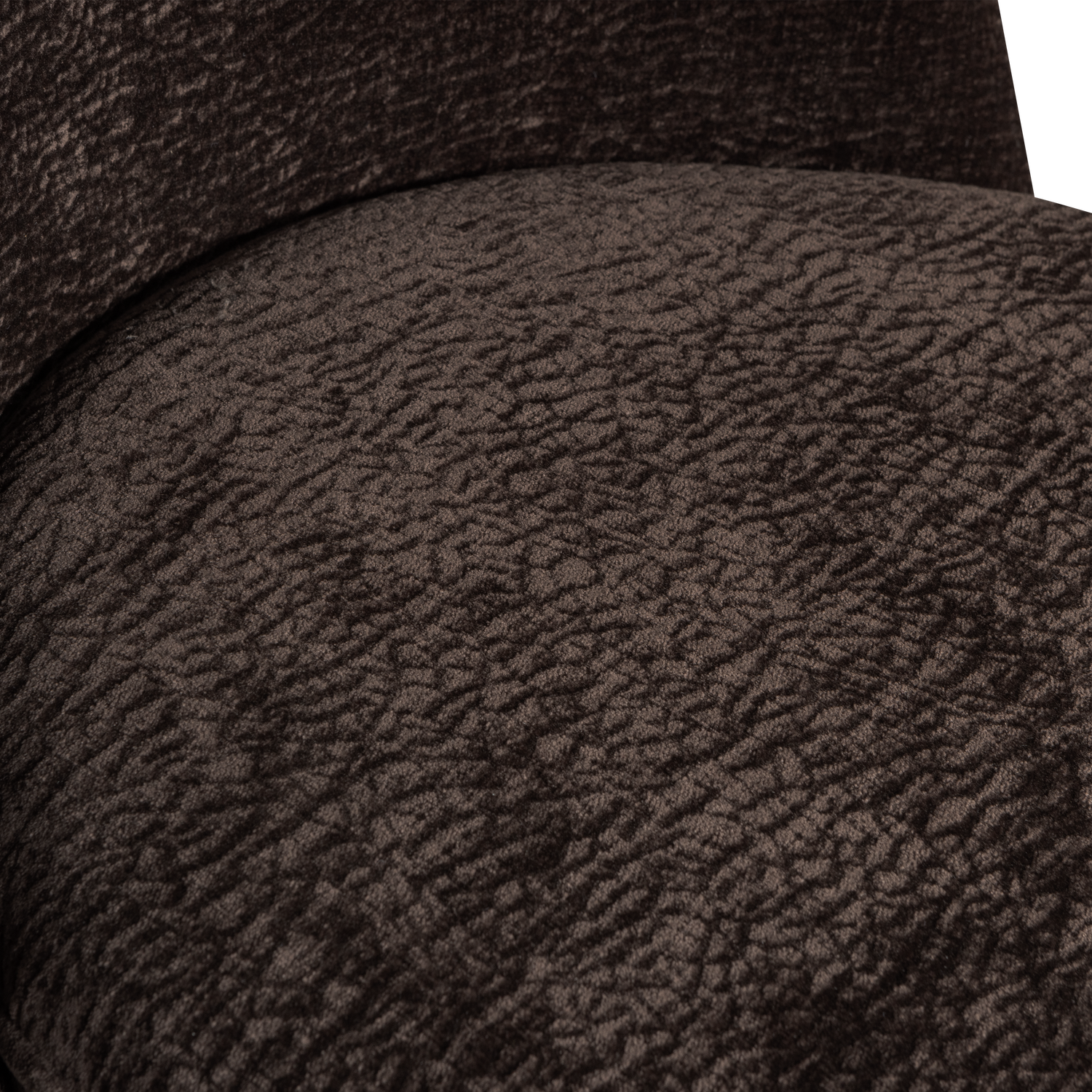 Barkruk Vogue 3D Chenille - Donkerbruin (zithoogte 65cm) - Afbeelding 3