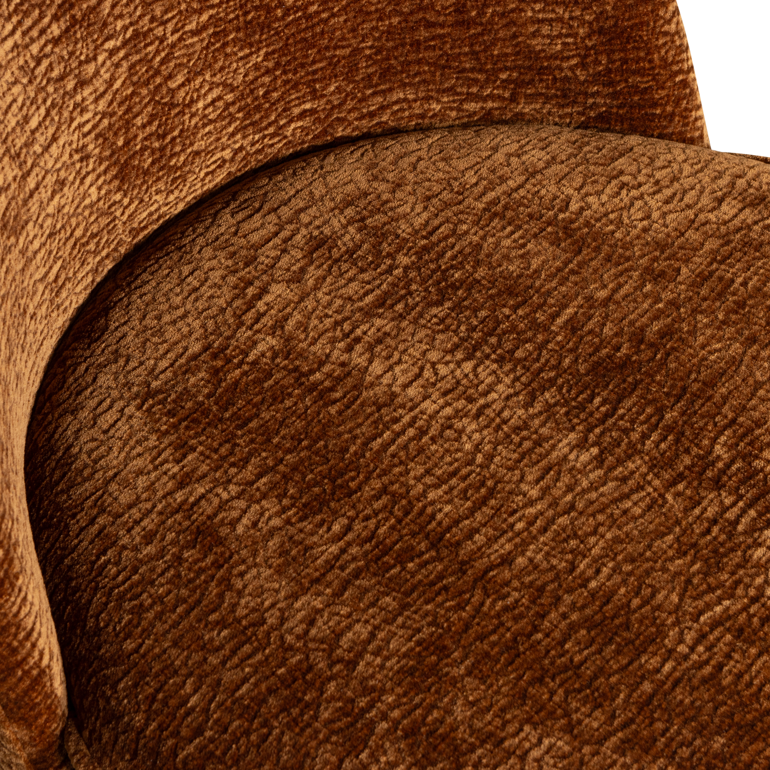 Barkruk Vogue 3D Chenille - Middenbruin (zithoogte 65cm) - Afbeelding 3