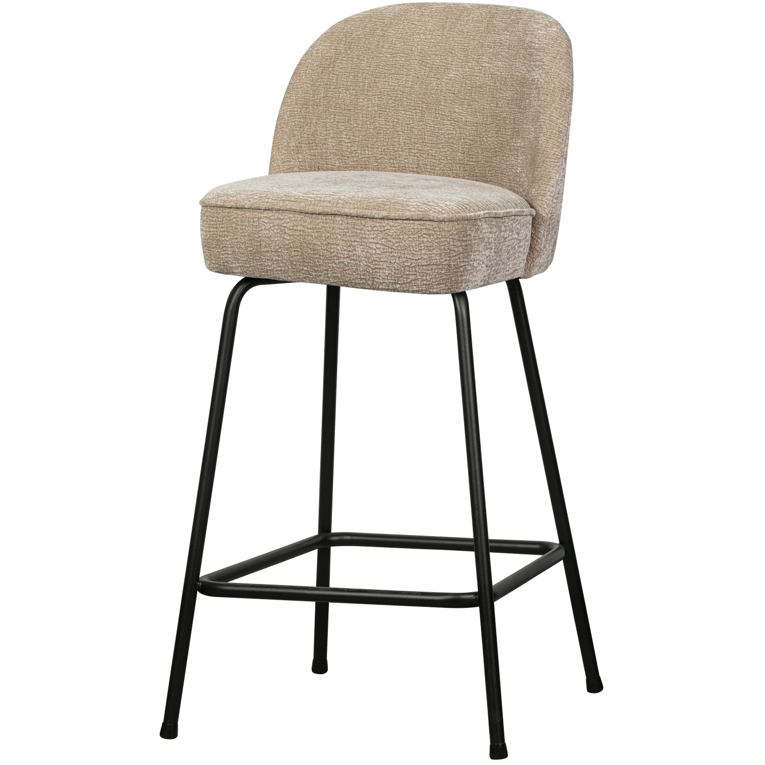 Barkruk Vogue 3D Chenille - Zand (zithoogte 65cm)