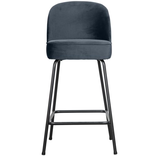 Barstoel Vogue Velvet - Teal (zithoogte 65cm)