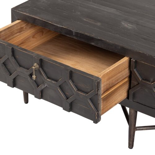 Salontafel/TV-meubel Bequest 120 x 60cm - Zwart - Afbeelding 8