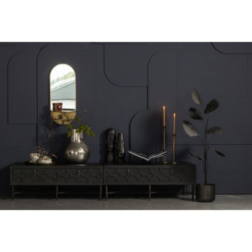 Salontafel/TV-meubel Bequest 120 x 60cm - Zwart - Afbeelding 2