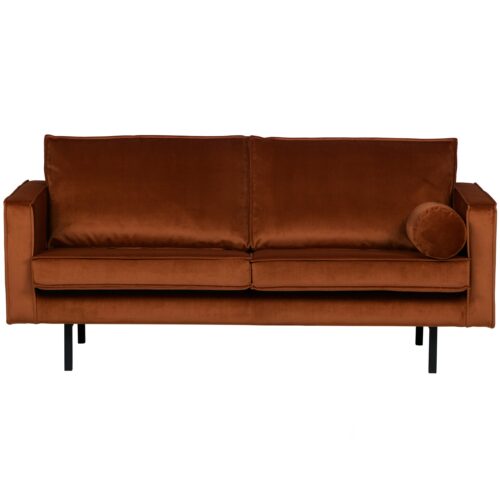 Rodeo bank 2,5-zits velvet roest - Afbeelding 3