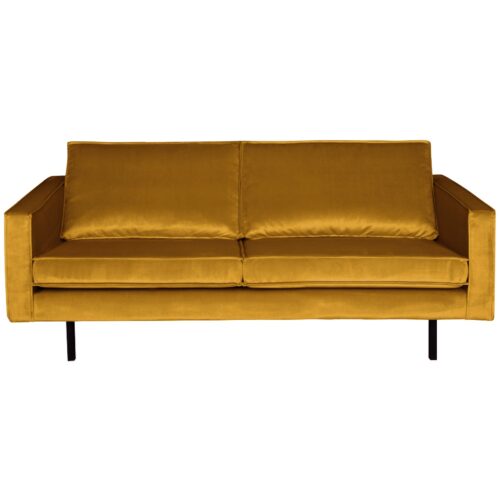 Rodeo bank 2,5-zits velvet oker