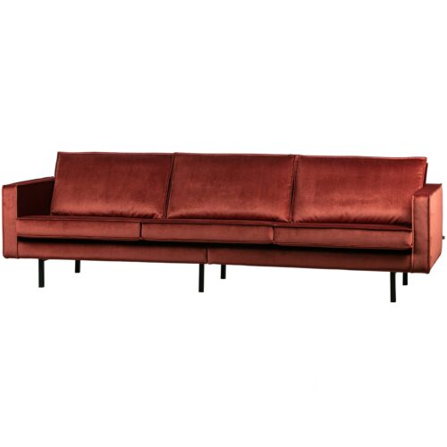 Rodeo bank 3-zits velvet chestnut - Afbeelding 4