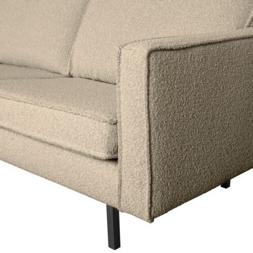 Rodeo bank 3-zits bouclé beige - Afbeelding 4