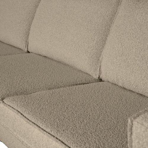 Rodeo bank 3-zits bouclé beige - Afbeelding 5
