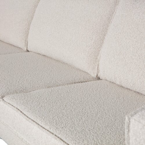 Rodeo bank 3-zits bouclé naturel - Afbeelding 7