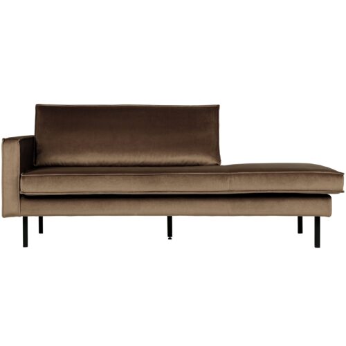 Rodeo daybed left velvet taupe - Afbeelding 2