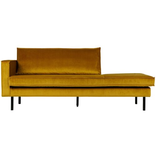 Rodeo daybed left velvet oker