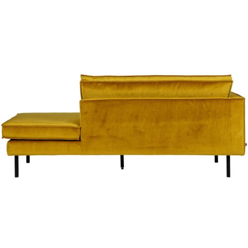 Rodeo daybed left velvet oker - Afbeelding 4