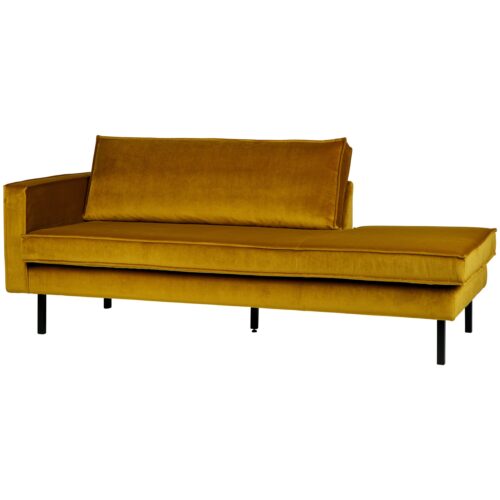 Rodeo daybed left velvet oker - Afbeelding 3