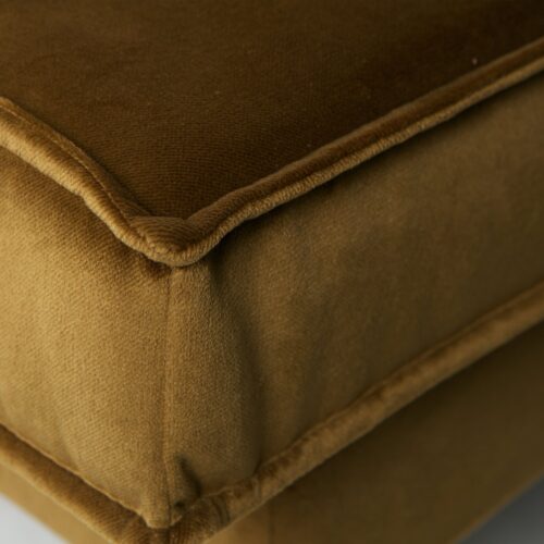 Rodeo daybed left velvet honinggeel - Afbeelding 6