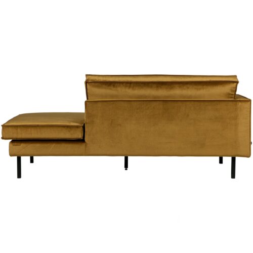 Rodeo daybed left velvet honinggeel - Afbeelding 4