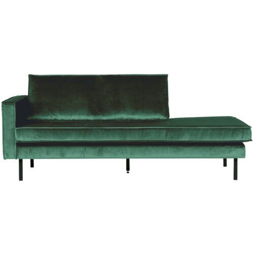 Rodeo daybed left velvet green forest