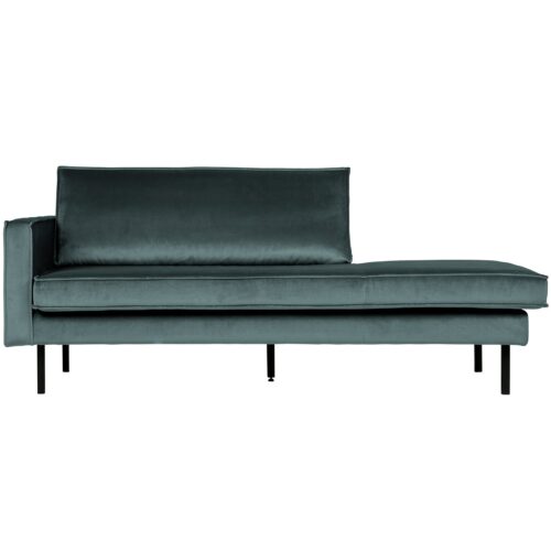 Rodeo daybed left velvet teal