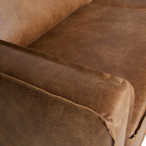 Rodeo daybed left cognac - Afbeelding 2