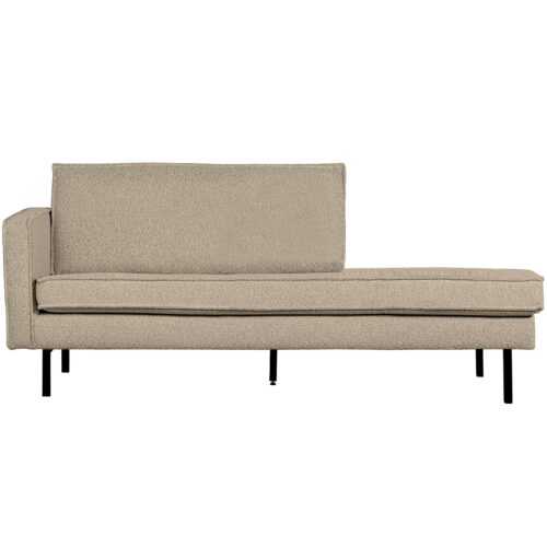 Rodeo daybed left bouclé beige