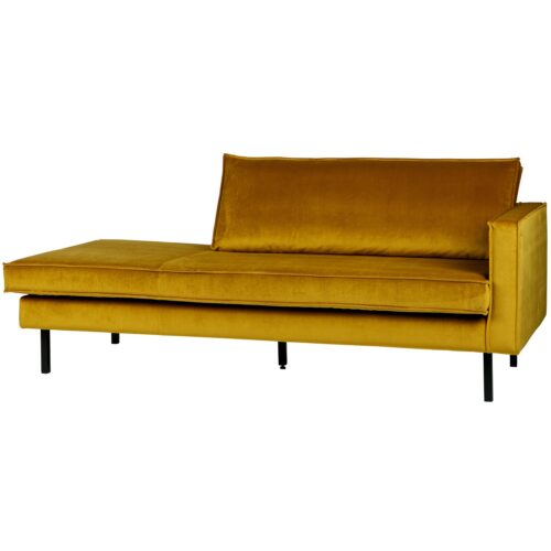 Rodeo daybed right velvet oker - Afbeelding 2