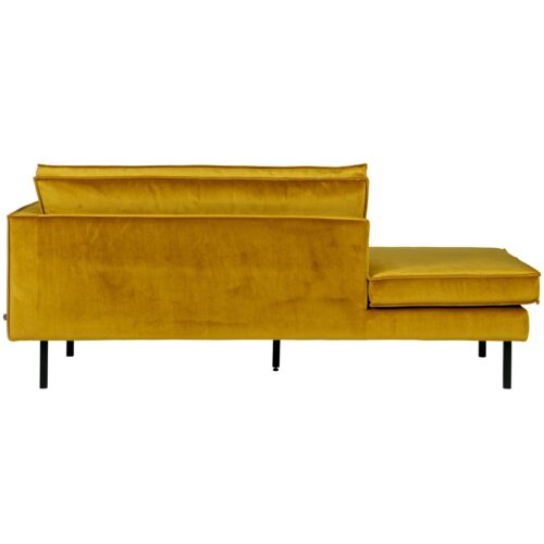 Rodeo daybed right velvet oker - Afbeelding 4