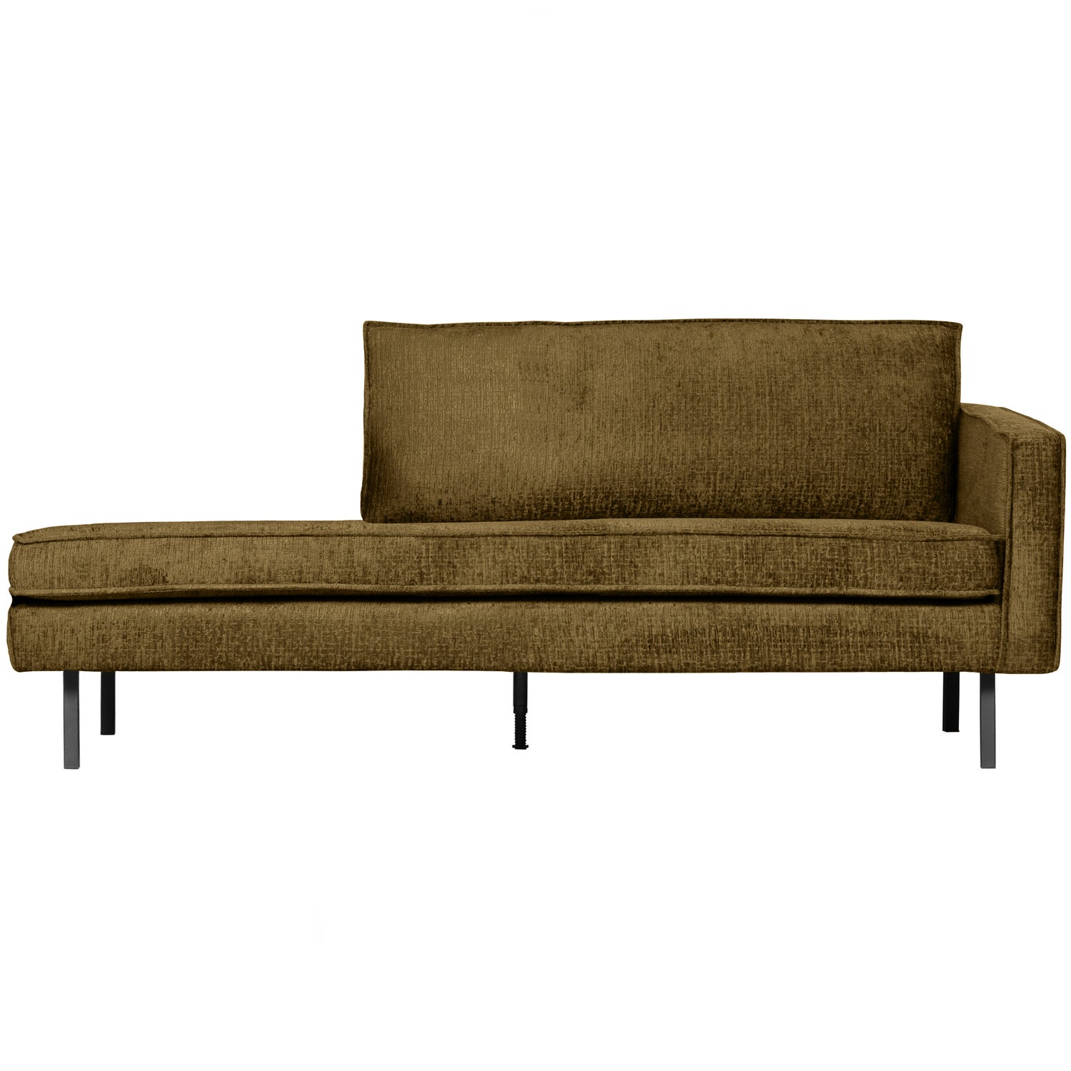 Rodeo daybed right structure velvet brass