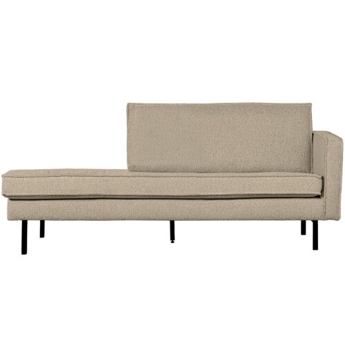 Rodeo daybed right bouclé beige
