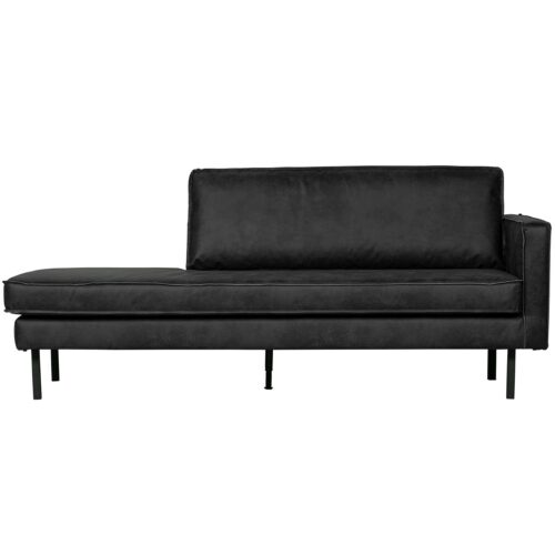 Rodeo daybed right zwart