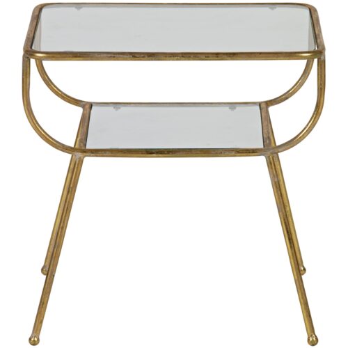 Glazen Bijzettafel Amazing -Antique Brass - Afbeelding 3