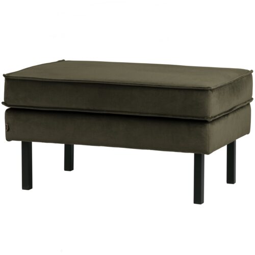 Hocker Rodeo Op Poten Velvet DDonker Groen Hunter - Afbeelding 2