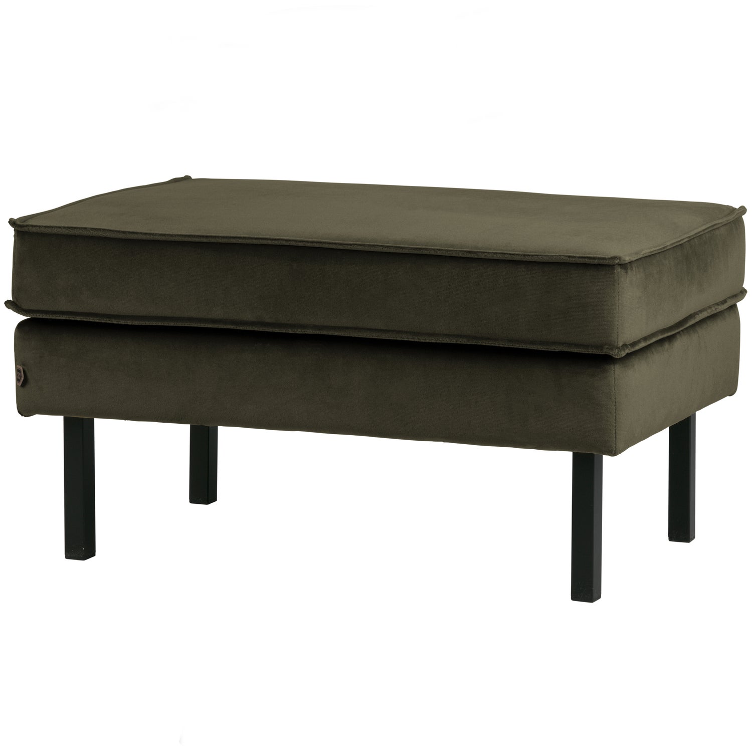 Hocker Rodeo op Poten - Velvet Donkergroen - Afbeelding 2