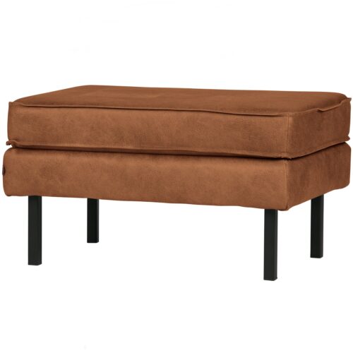 Hocker Rodeo Eco leder - Cognac - Afbeelding 2