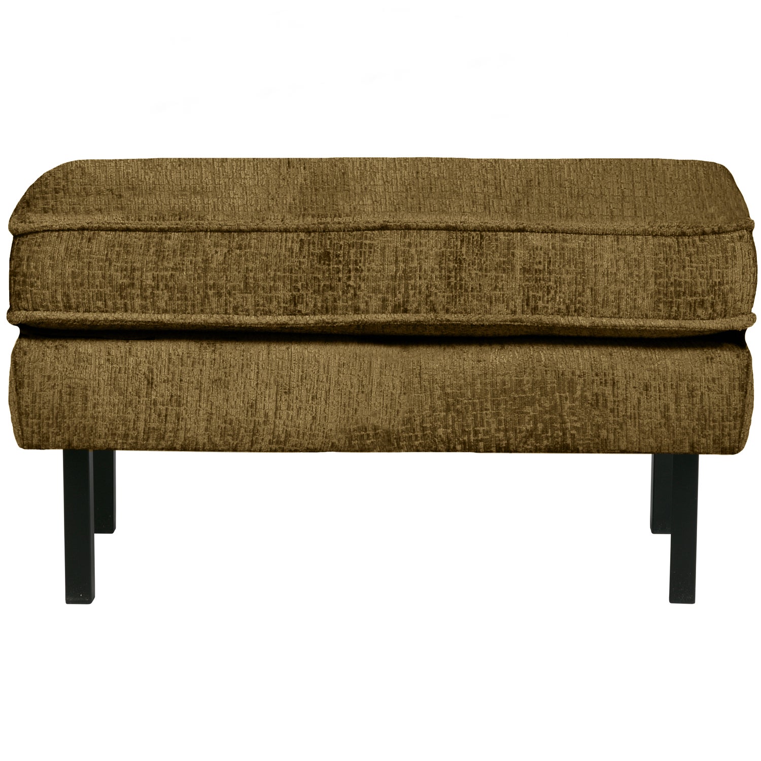 Hocker Rodeo Op Poten Structure Velvet Brass
