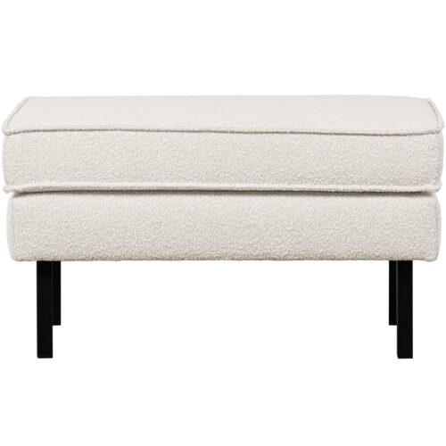 Hocker Rodeo Op Poten Bouclé Beige - Afbeelding 2