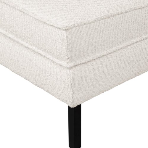 Hocker Rodeo Op Poten Bouclé Beige - Afbeelding 4